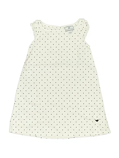 Pre-owned Petite Plume Kids' Dress In White