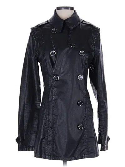 Pre-owned Burberry Trenchcoat In Black