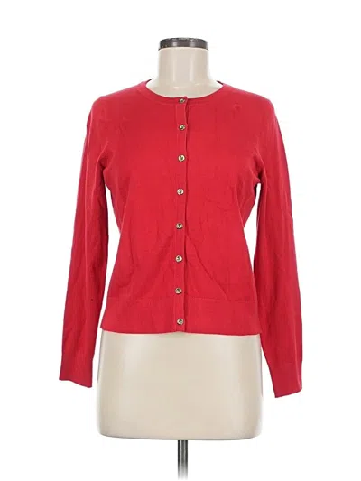 Pre-owned Charter Club Cardigan Sweater In Red