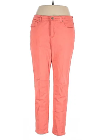 Pre-owned Charter Club Jeans In Orange