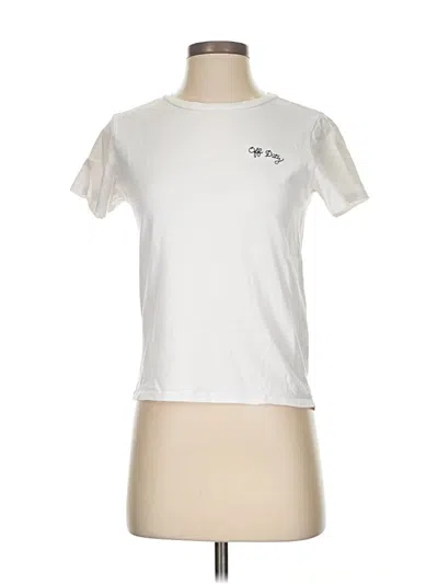 Pre-owned Bb Dakota Short Sleeve T-shirt In White