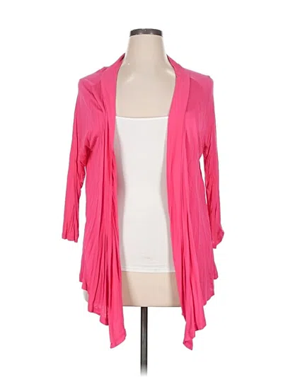 Pre-owned New York And Company Cardigan Sweater In Pink