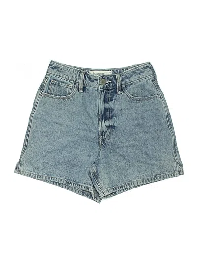 Pre-owned Hollister Denim Shorts In Blue