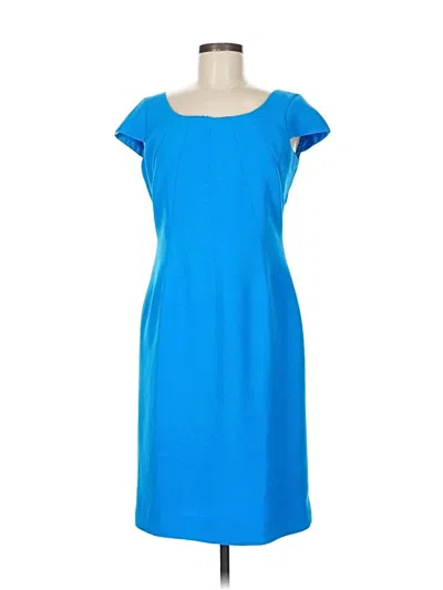Pre-owned Tahari By Asl Casual Dress In Blue