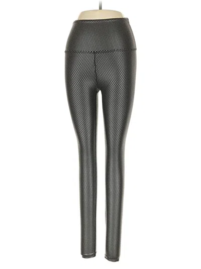 Pre-owned Beyond Yoga Yoga Pants In Silver