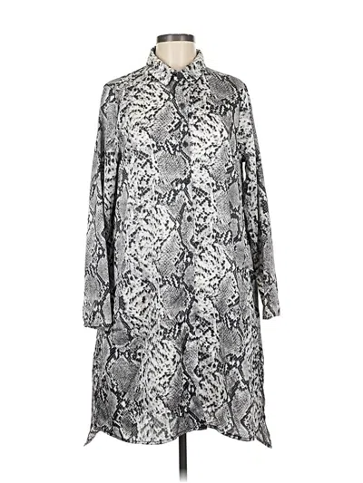 Pre-owned Davi & Dani Casual Dress In Silver