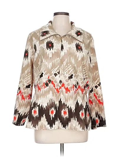 Pre-owned Zenergy By Chico's Jacket In White