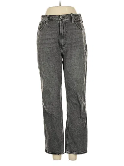 Pre-owned Abercrombie & Fitch Jeans In Gray