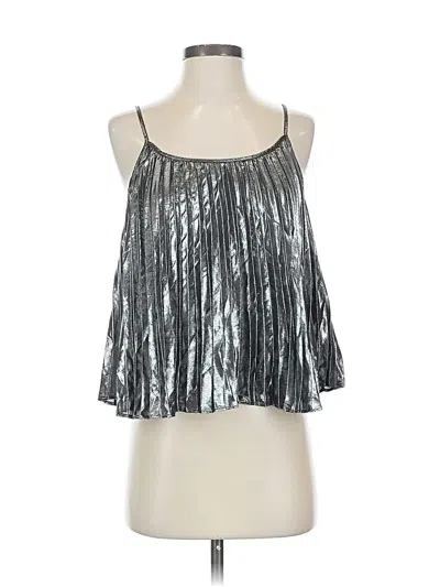 Pre-owned Banana Republic Sleeveless Blouse In Silver