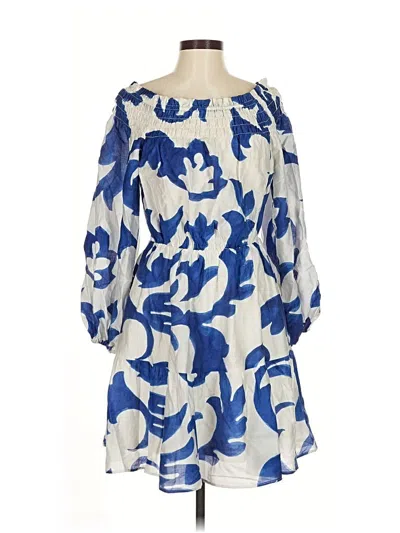 Pre-owned H&m Casual Dress In Blue