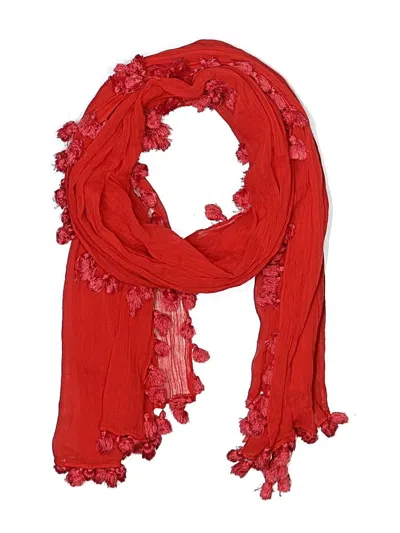 Pre-owned Unbranded Scarf In Red