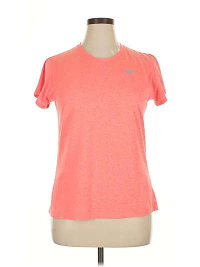 Pre-owned New Balance Active T-shirt In Orange
