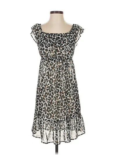 Pre-owned Gianni Bini Casual Dress In Gray