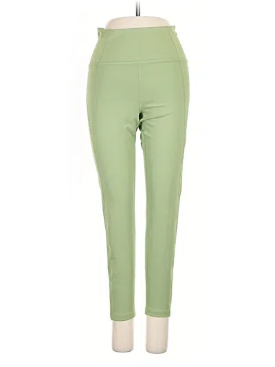 Pre-owned Girlfriend Collective Active Pants In Green