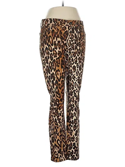 Pre-owned 7 For All Mankind Casual Pants In Brown