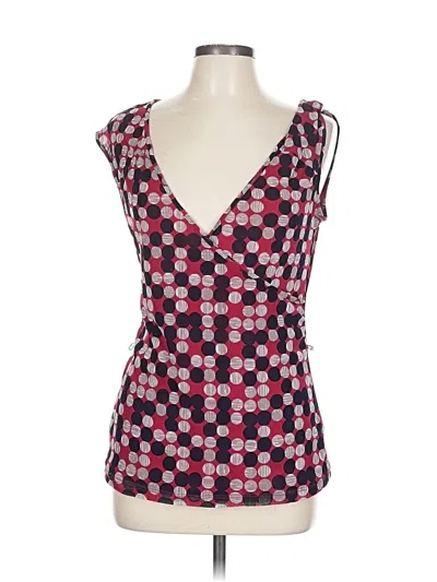 Pre-owned New York And Company Sleeveless Blouse In Pink
