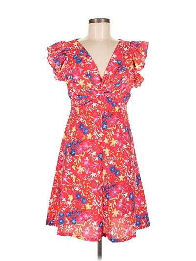 Pre-owned Eliza J Cocktail Dress In Red