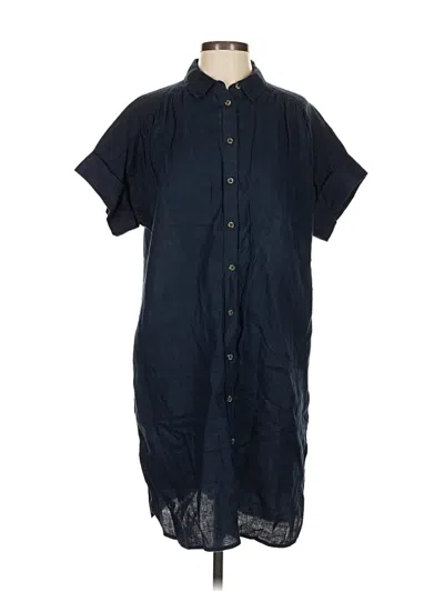 Pre-owned Baird Mcnutt For J.crew Casual Dress In Blue