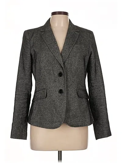 Pre-owned New York And Company Blazer Jacket In Gray