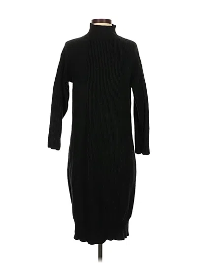 Pre-owned Blank Casual Dress In Black