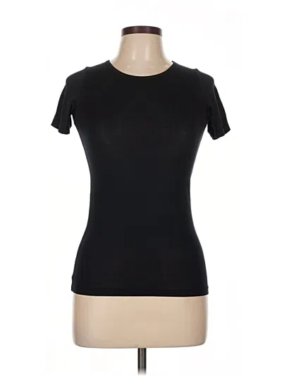 Pre-owned Uniqlo Short Sleeve T-shirt In Black