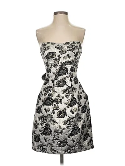 Pre-owned Teeze Me Cocktail Dress In Silver