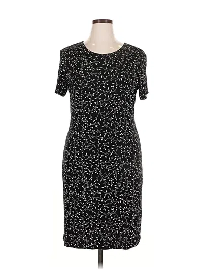 Pre-owned T & Company Casual Dress In Black