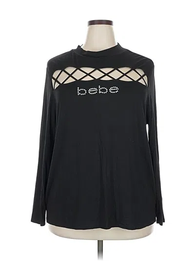 Bebe Long Sleeve T-shirt In Black