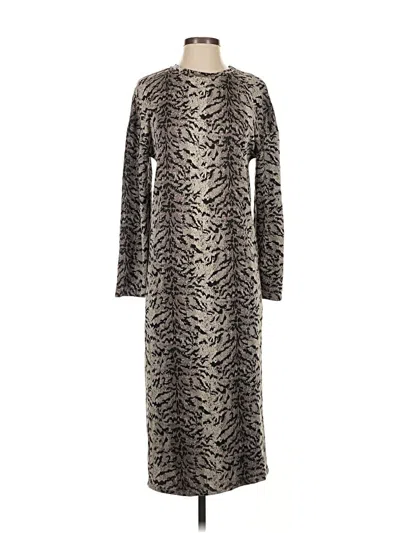 Pre-owned Trafaluc By Zara Casual Dress In Gray