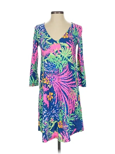 Pre-owned Lilly Pulitzer Casual Dress In Blue