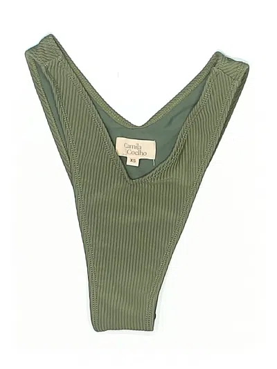 Pre-owned Camila Coelho Swimsuit Bottoms In Green