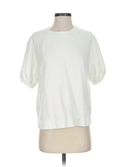 Pre-owned Madewell Sweatshirt In White