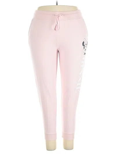Pre-owned Disney Casual Pants In Pink