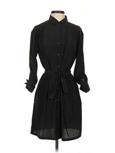 Pre-owned Uniqlo Casual Dress In Black