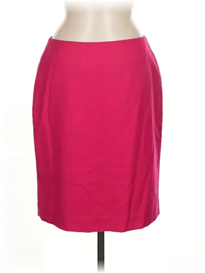 Pre-owned Talbots Wool Skirt In Pink