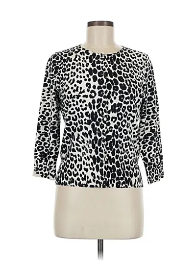 Pre-owned Express Design Studio Cardigan Sweater In White