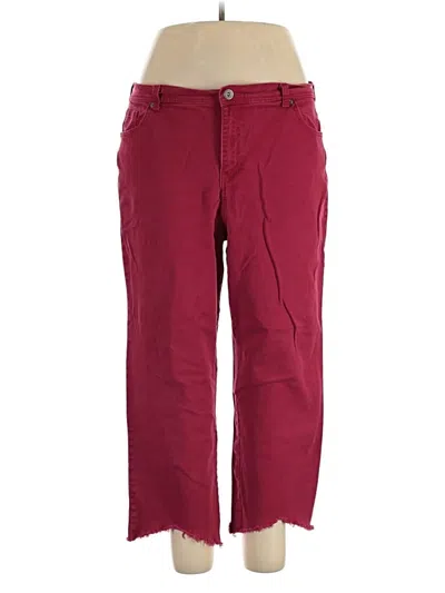 Pre-owned Style & Co Jeans In Red
