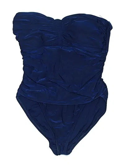 Pre-owned La Blanca One Piece Swimsuit In Blue