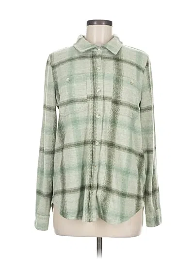 Pre-owned Thread & Supply Cardigan Sweater In Green