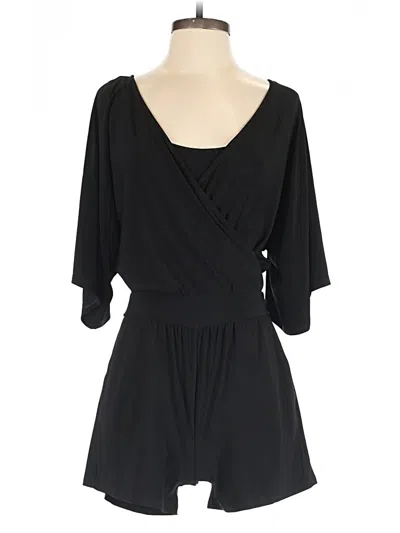 White House Black Market Romper In Black
