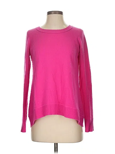 Pre-owned Diane Von Furstenberg Cashmere Pullover Sweater In Pink