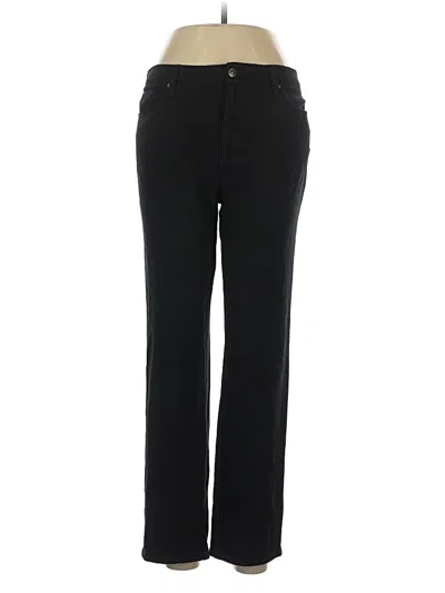 Pre-owned Gloria Vanderbilt Casual Pants In Black