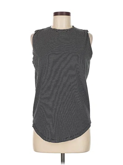 Pre-owned Lululemon Athletica Sleeveless T-shirt In Gray