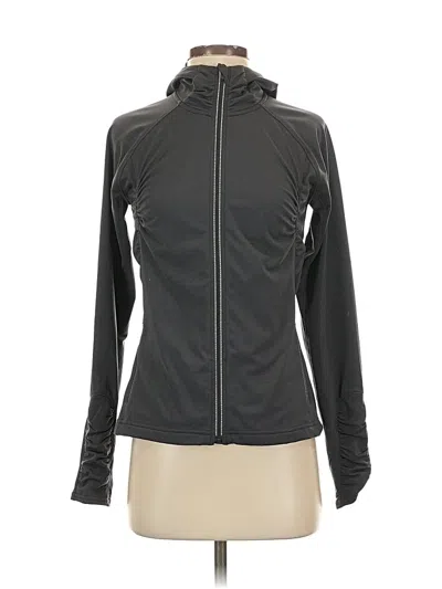 Pre-owned Athleta Track Jacket In Gray