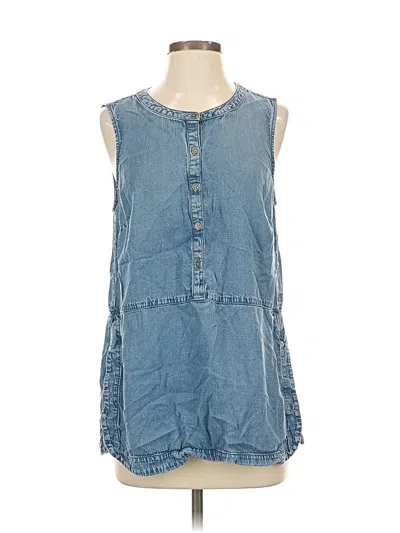 Pre-owned Jjill Casual Dress In Blue