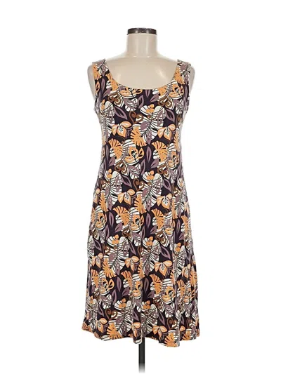 Pre-owned Uniqlo Casual Dress In Brown