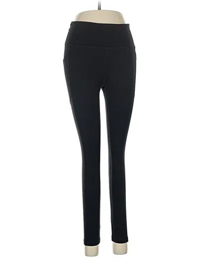 Pre-owned Victoria's Secret Active Pants In Black