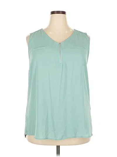 Pre-owned Papermoon Sleeveless Blouse In Blue