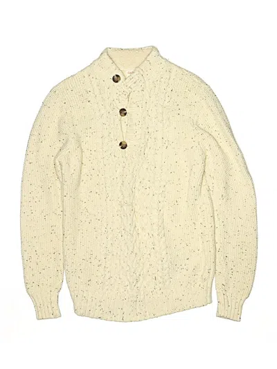 Pre-owned Cat & Jack Kids' Pullover Sweater In White