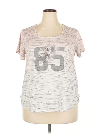 Pre-owned Maurices Short Sleeve T-shirt In Pink